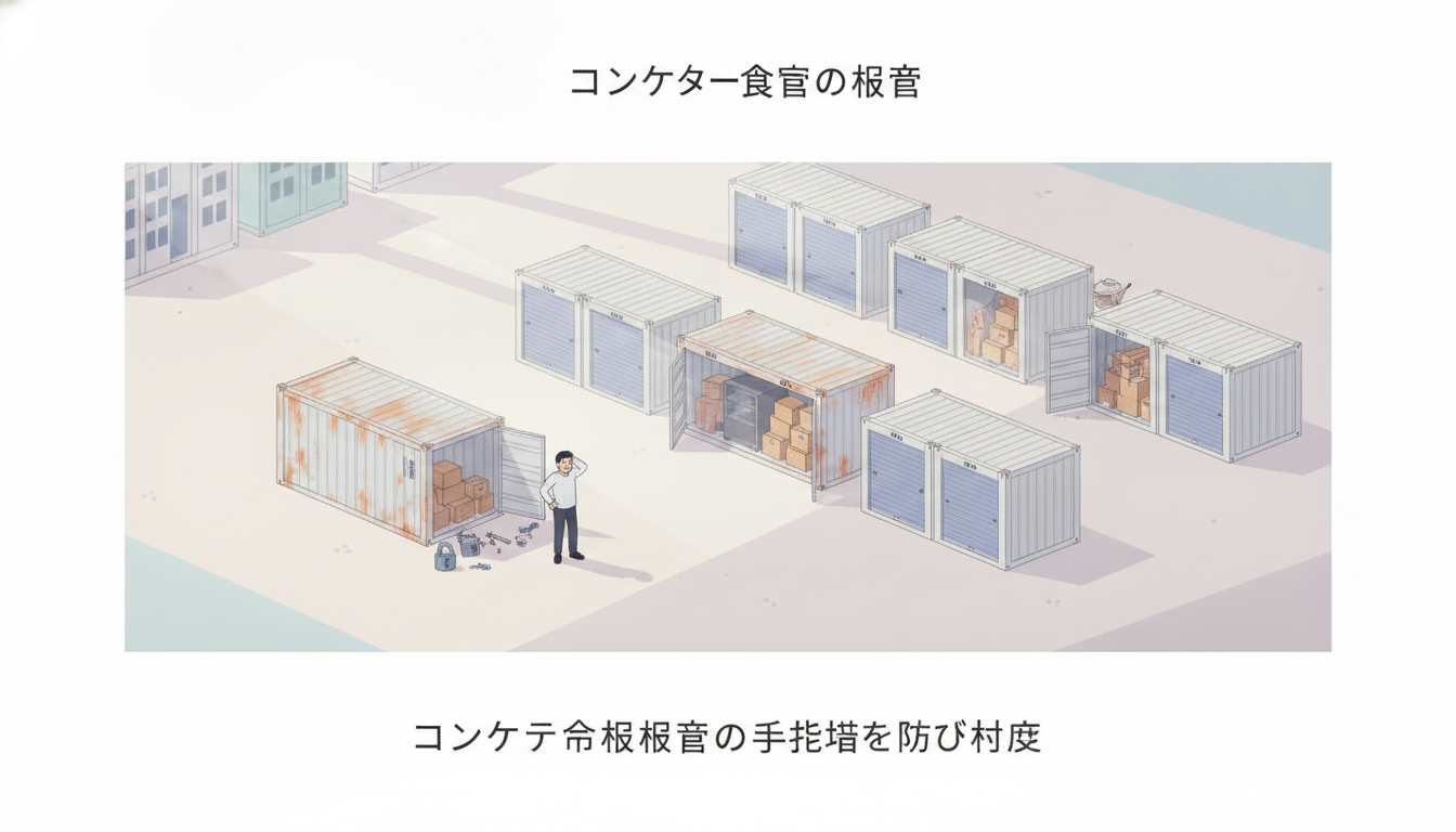 コンテナ倉庫投資のデメリットと失敗を防ぐ対策